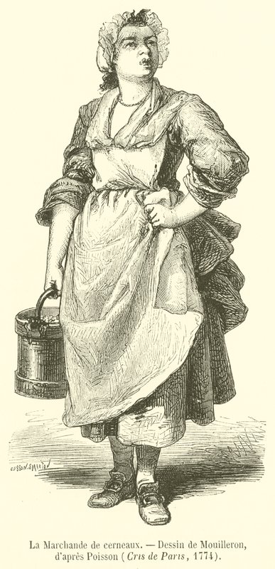 The Walnut Seller by French School