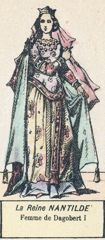 Queen Nantilde, Wife of Dagobert I by French School