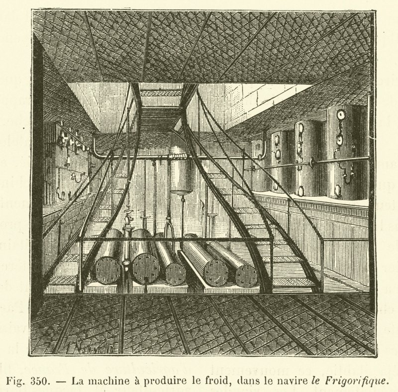 The Machine for Producing Cold, on the Ship 