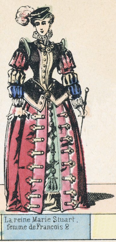 Queen Mary Stuart, Wife of Francis II by French School