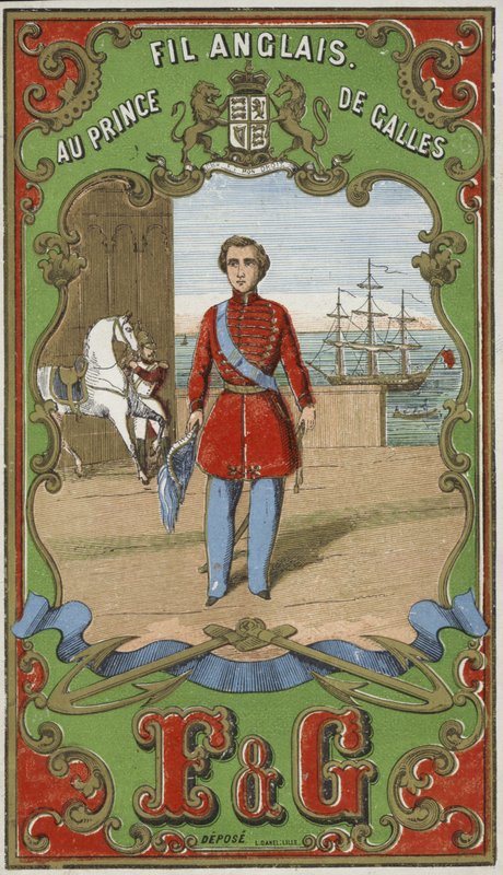 Label for English thread by French School