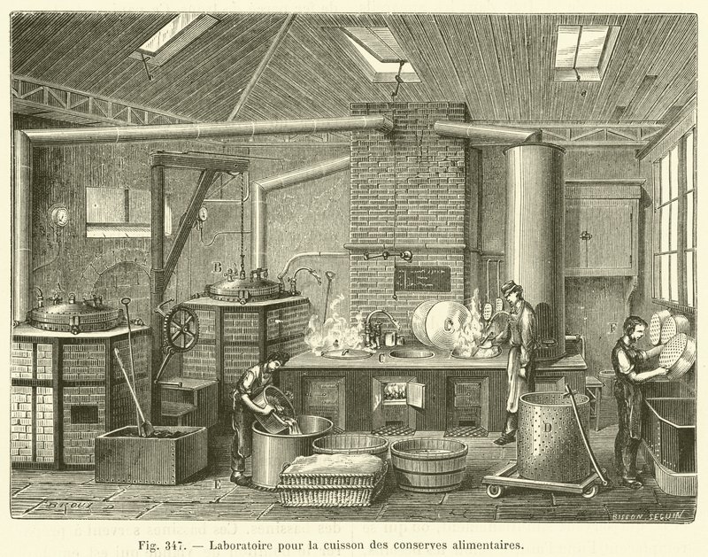 Laboratory for Cooking Food Preserves by French School