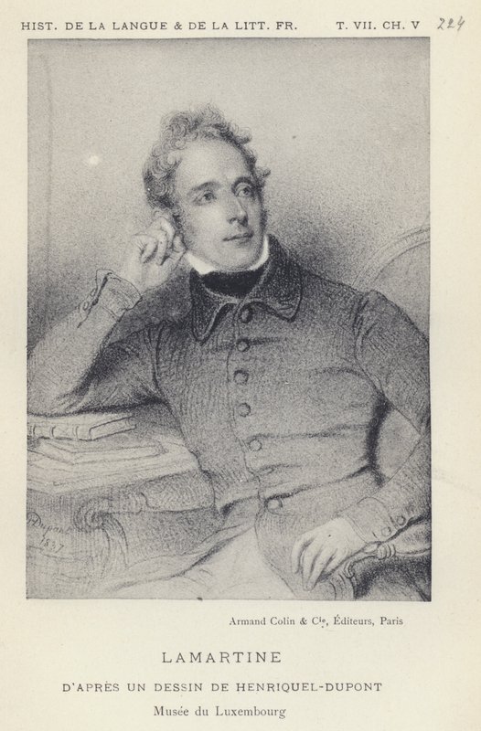 Lamartine by French School