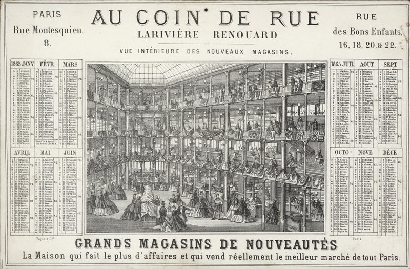 Lariviere Renouard Department Store, Paris by French School