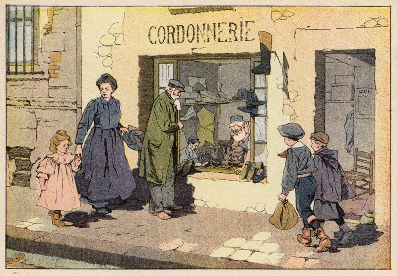 The Shoe Maker by French School