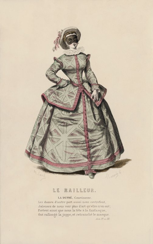The Jester, La Dupre, Courtesan by French School