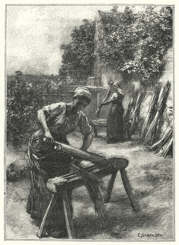 The Flax Breaking by French School