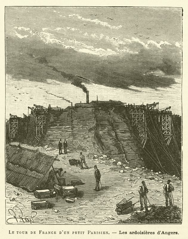 The Tour of France of a Little Parisian (engraving) by French School