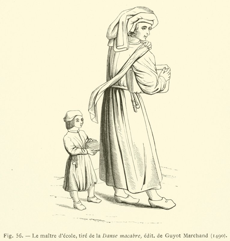 The Schoolmaster, from the Dance of Death by French School