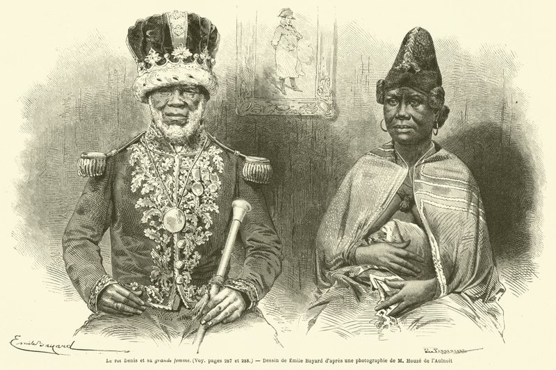 King Denis and His Great Wife by French School