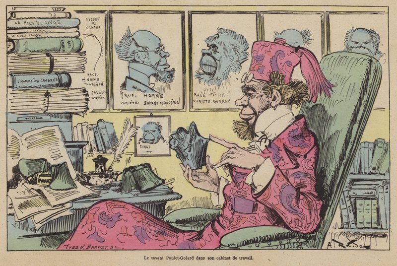 The Scholar Poulet-Galard in His Study by French School