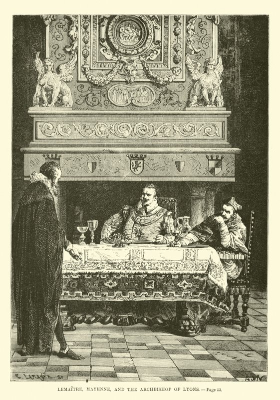 Lemaitre, Mayenne, and the Archbishop of Lyons by French School