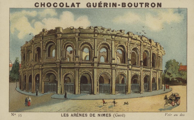 The Arenas of Nimes, Gard by French School