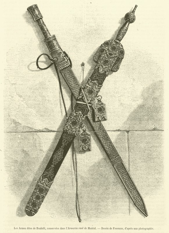 The Weapons of Boabdil, Preserved in the Royal Armory of Madrid by French School