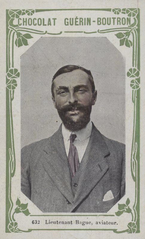 Lieutenant Bague, Aviator by French School