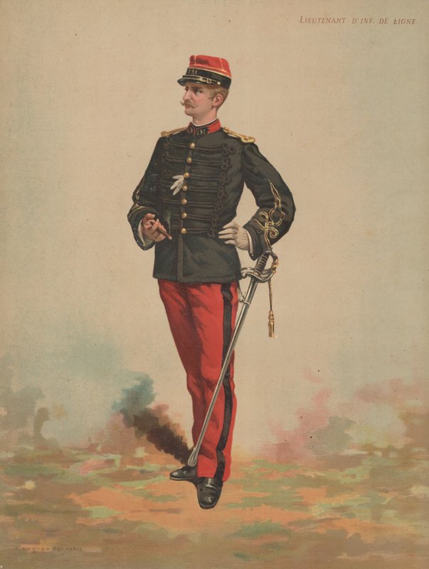Lieutenant of Line Information by French School