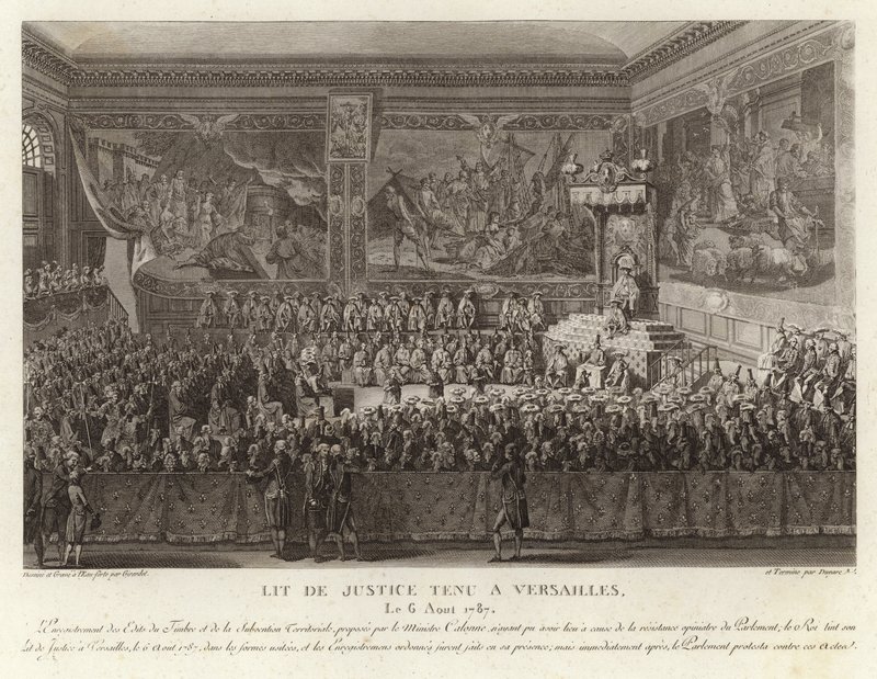 Lit de Justice Held in Versailles by French School