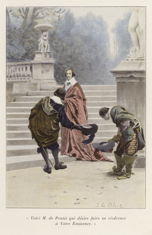 Louis de Pontis is introduced to Cardinal Richelieu, 17th Century by French School