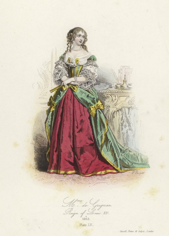 Madame de Grignan, French aristocrat of the time of Louis XIV by French School