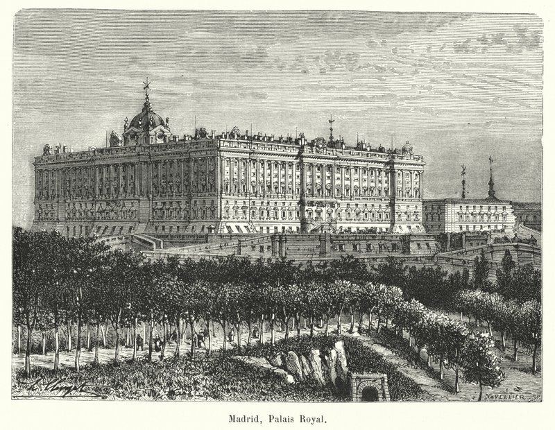 Madrid, Royal Palace by French School