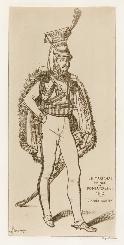 Marshal Prince Poniatowski, 1813 by French School