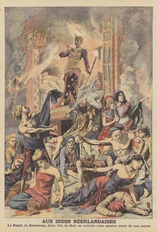 Mass Suicide in the Dutch East Indies by French School