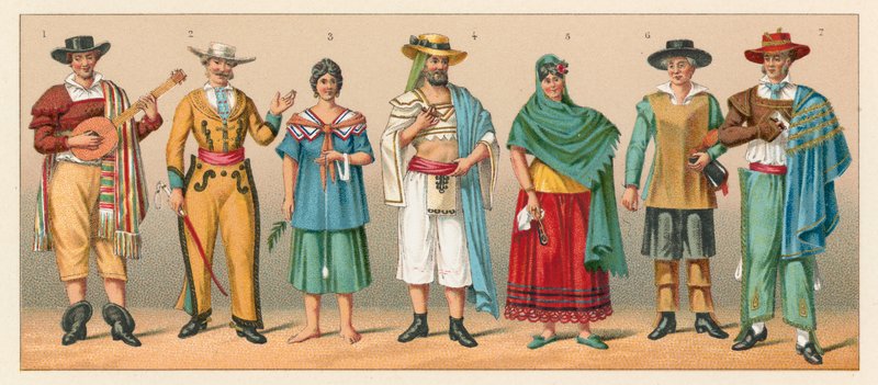 Mexican Costume by French School