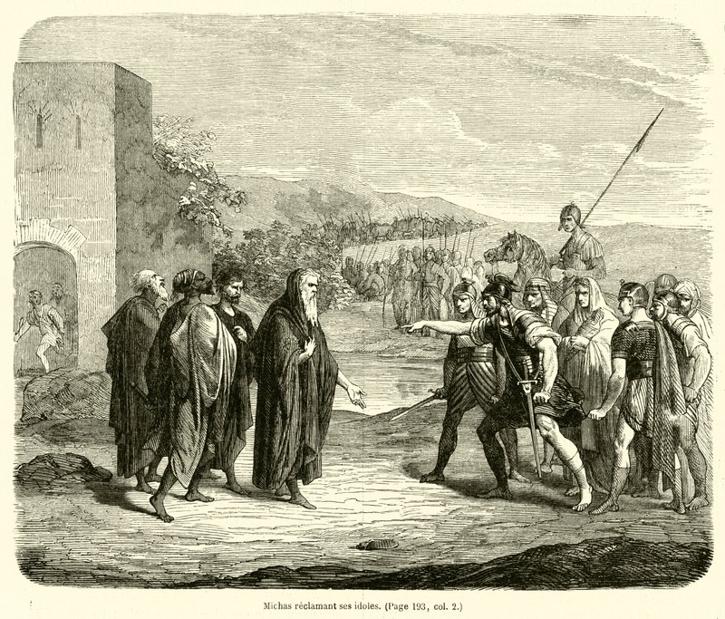 Micah Reclaiming His Idols by French School