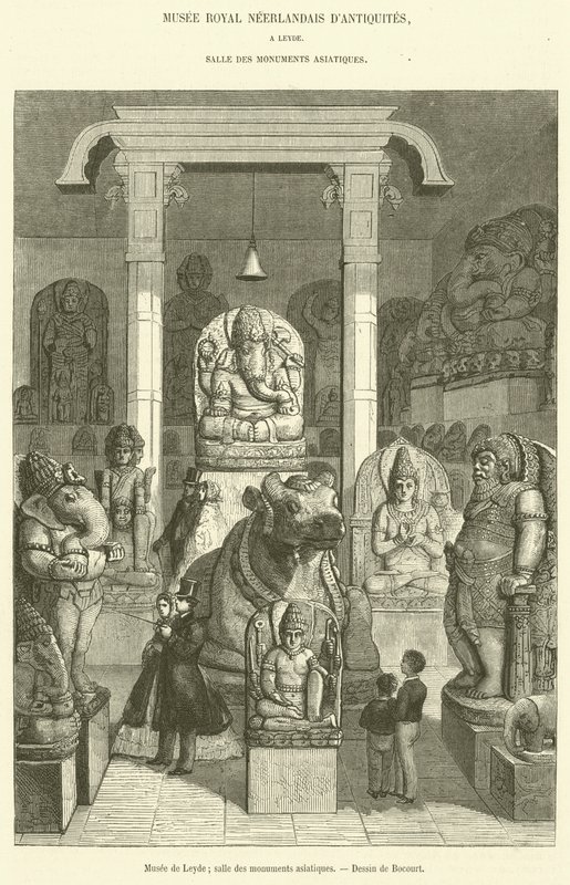 Museum of Leiden, Hall of Asian Monuments by French School
