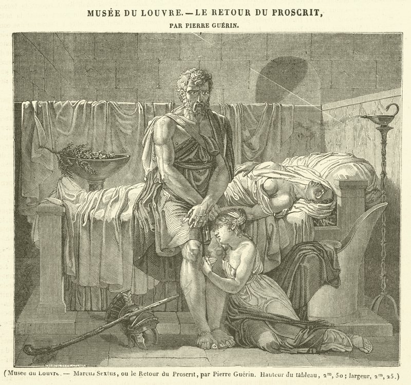 Louvre Museum, Marcus Sextus, or the Return of the Proscribed by French School