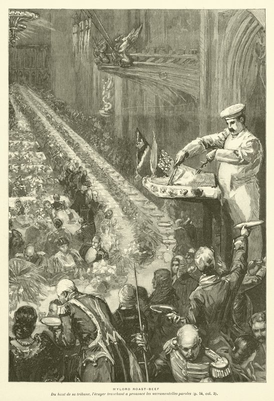 Mylord Roast-Beef (engraving) by French School