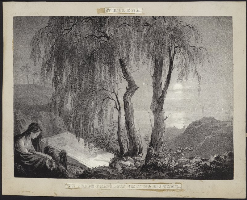 Napoleon Bonaparte Visiting His Tomb on St Helena by French School