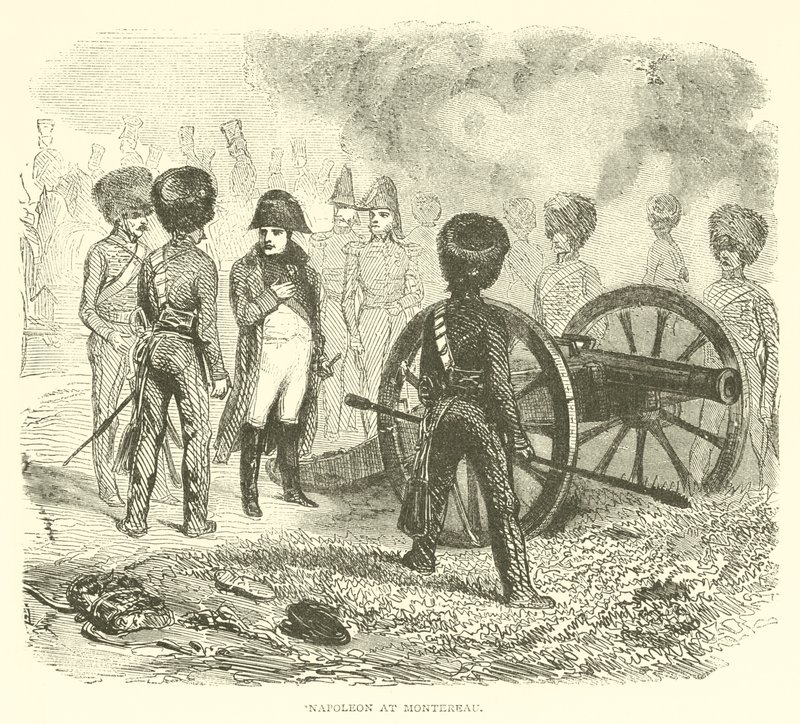 Napoleon at Montereau by French School