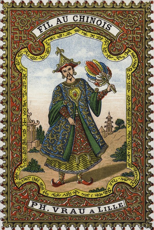 P H Vrau Chinese Silk Thread, Lille, France by French School