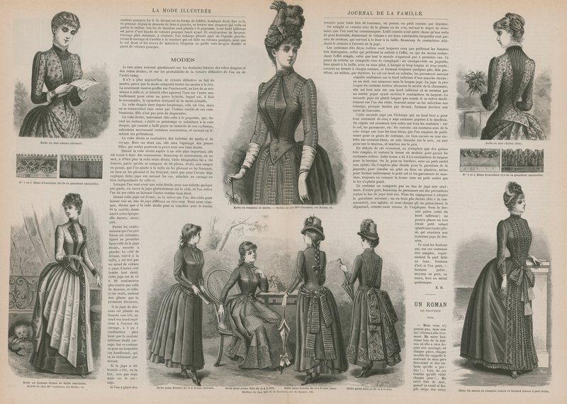 Page from La Mode Illustrée by French School
