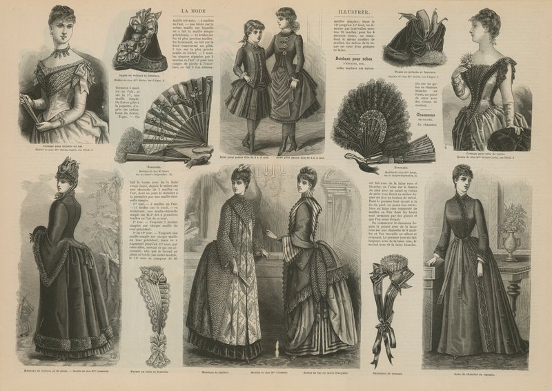 Page from La Mode Illustrée by French School