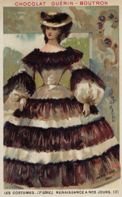 Parisian Fashion, 1863 by French School
