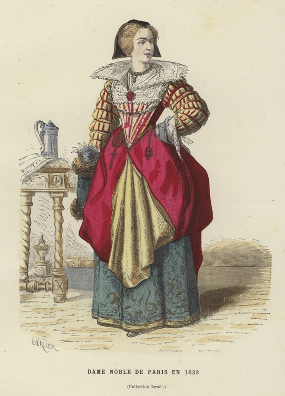 Parisian noblewoman, 1633 by French School