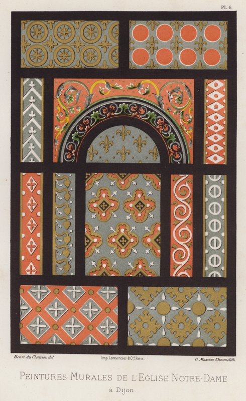 Murals of the Church of Notre-Dame, Dijon by French School