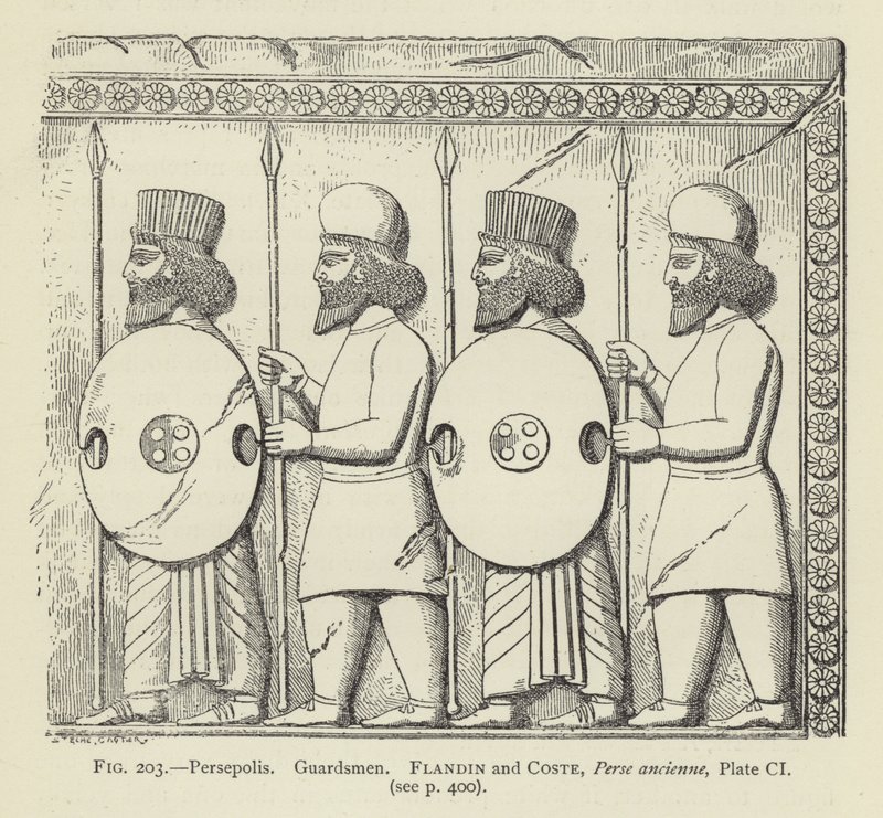 Persepolis, Guardsmen by French School