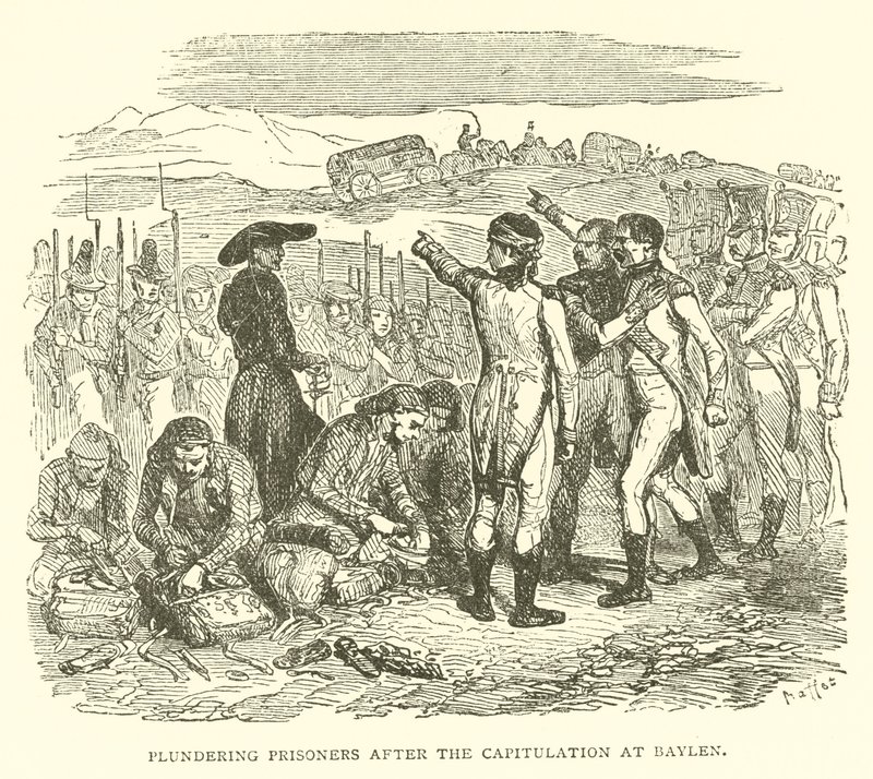 Plundering Prisoners after the Capitulation at Baylen by French School