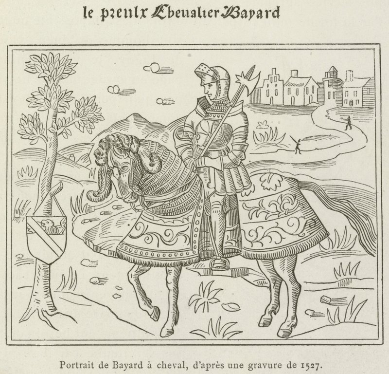 Portrait of Bayard on Horseback by French School