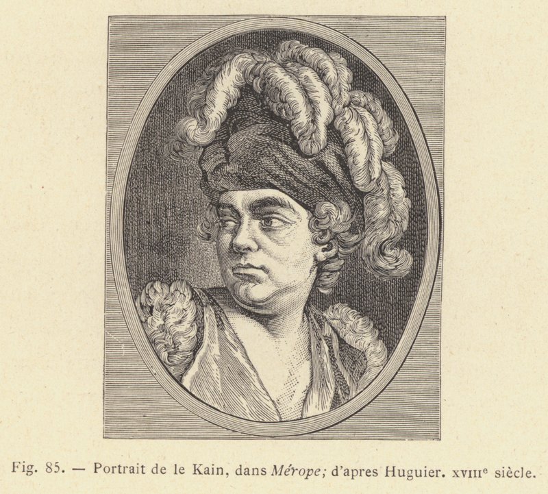 Portrait of Le Kain in Merope, after Huguier, 18th Century by French School