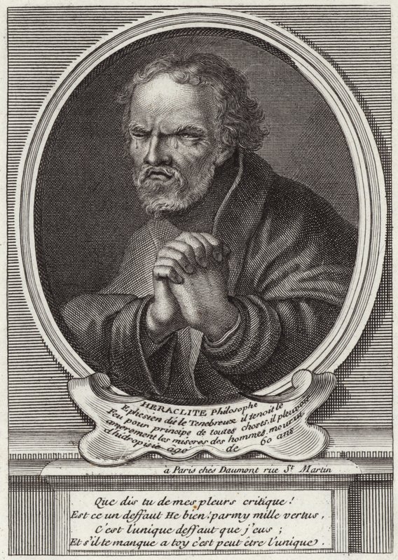 Portrait of Heraclitus of Ephesus by French School