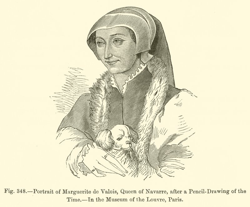 Portrait of Marguerite de Valois, Queen of Navarre by French School