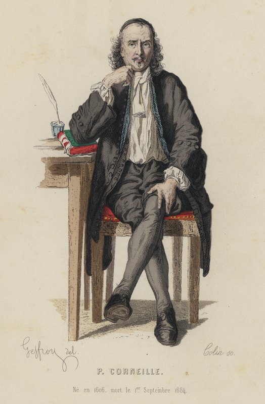 Portrait of Pierre Corneille, French dramatist by French School