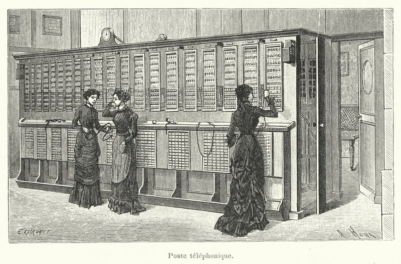 Telephone Station by French School