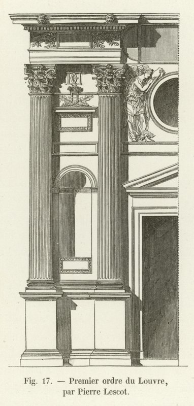 First order of the Louvre, by Pierre Lescot by French School