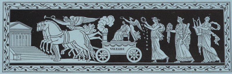 Procession Bringing the Remains of Voltaire to the Pantheon, Paris, 1791 by French School