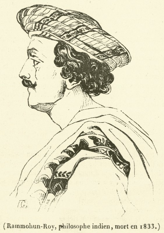 Rammohun-Roy, Indian philosopher, died in 1833 by French School